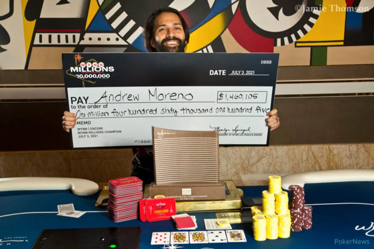 Andrew Moreno Wins Wynn Millions for $1.46 Million After a 3-Way Deal