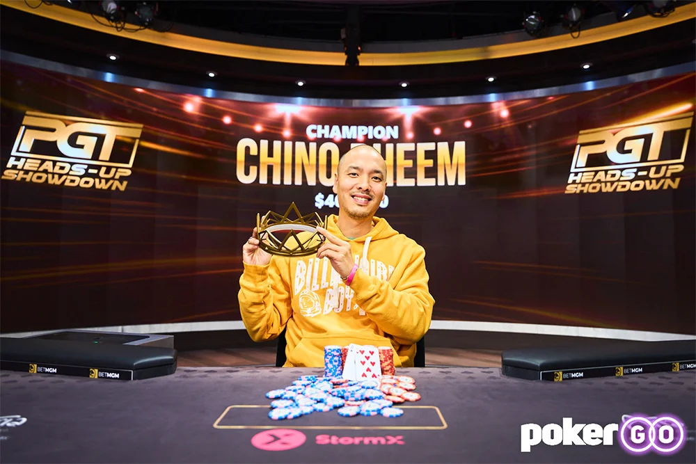 Chino Rheem Wins First Ever PGT Heads-Up Showdown For $400k