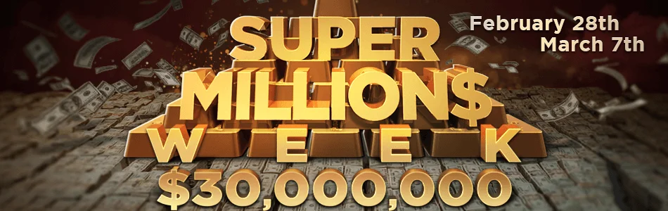 Exciting $30M GTD SUPER MILLION$ Week Series at GGNetwork