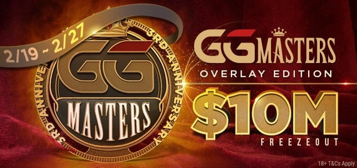 $10 Million GGMasters Overlay Edition Starting February 19