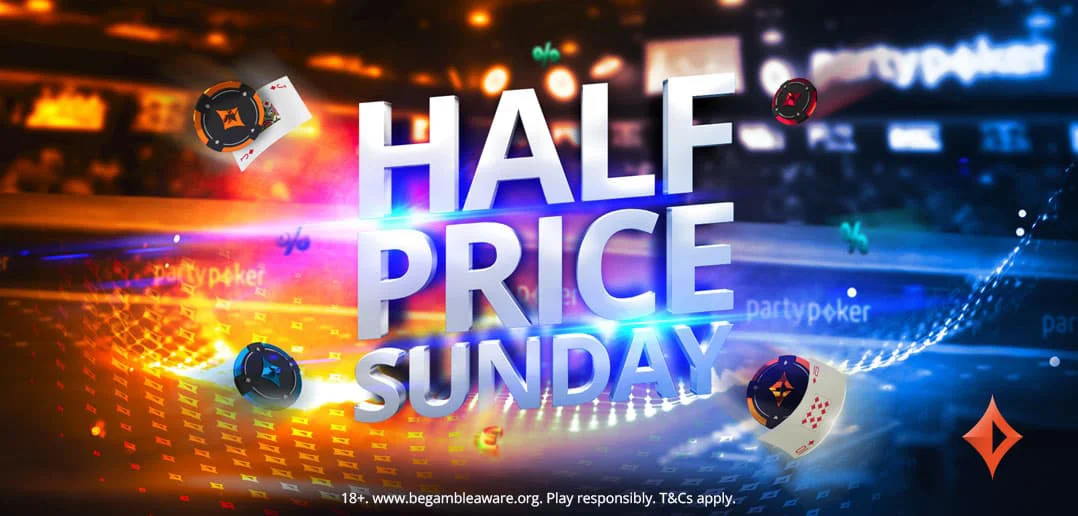 Play All The Biggest partypoker Tournaments For Half Price This Sunday