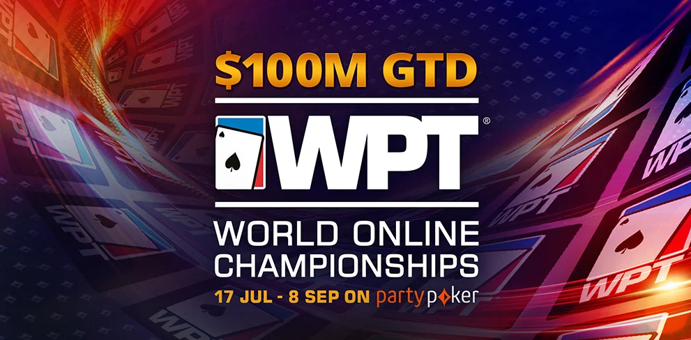 Prestigious WPT World Online Championships on partypoker