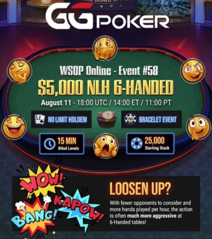 A new day and another WSOP bracelet awarded on the GGNetwork