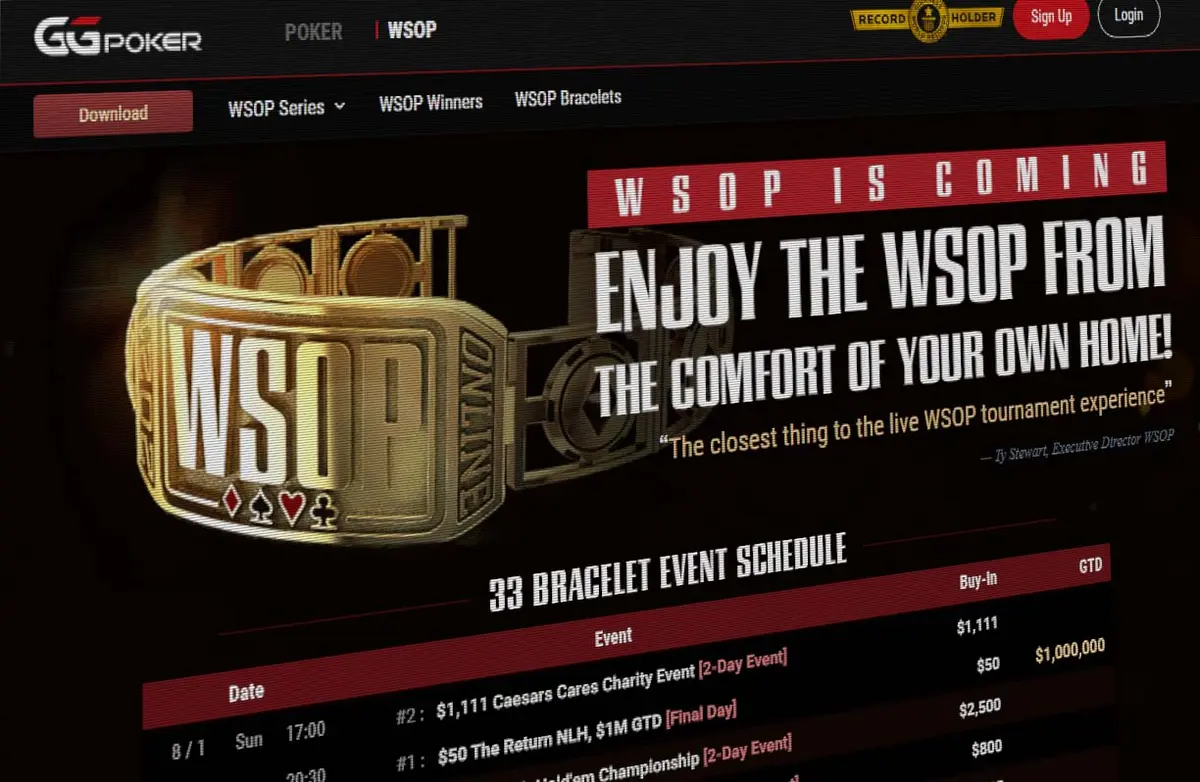 Hinojas Jerome New Owner of a WSOP Online Bracelet After Winning $1,000 Double Stack No-Limit Hold'em Event