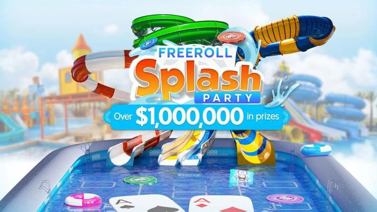888poker launches $1,000,000 Freeroll Splash Party!