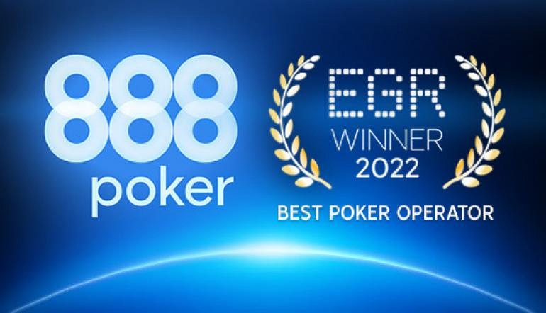 888poker Wins EGR Poker Operator of the Year Award