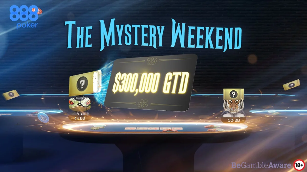 $300,000 GTD in Mystery Bounties This Week on 888poker