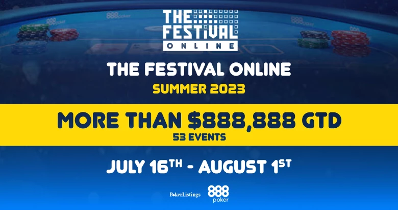 The Festival Online at 888Poker is Underway!