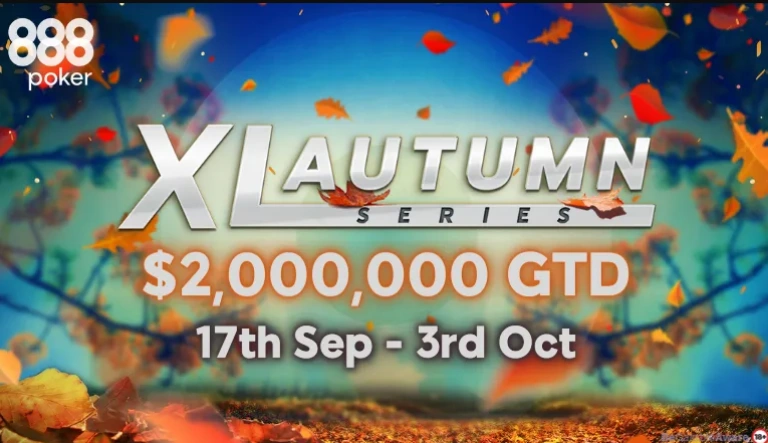 888Poker XL Autumn Series Returns With $2 Million Guarantee