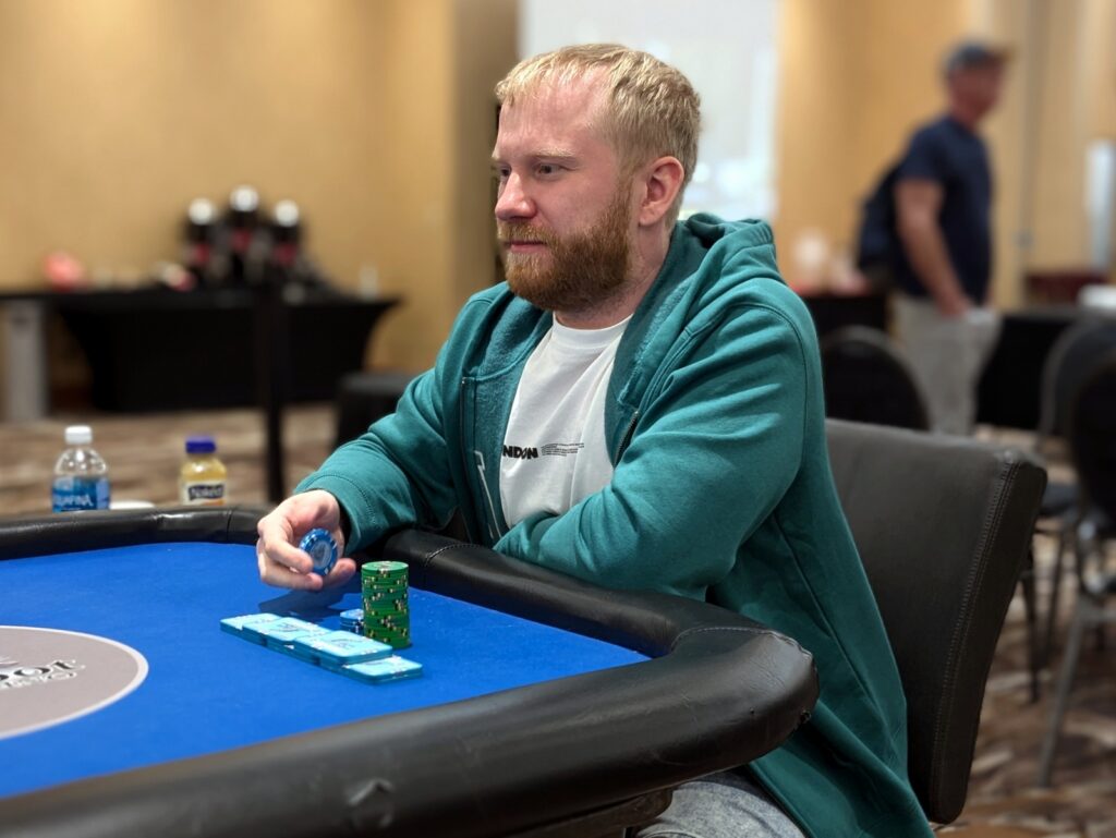 Aleksei Ponomarev was runner-up in the Aug 2024 WSOP-C Calgary Main Event