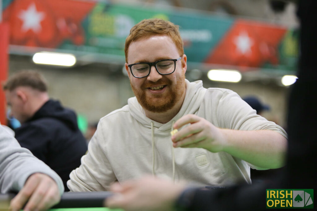 Niall Farrell in action at the Irish Open