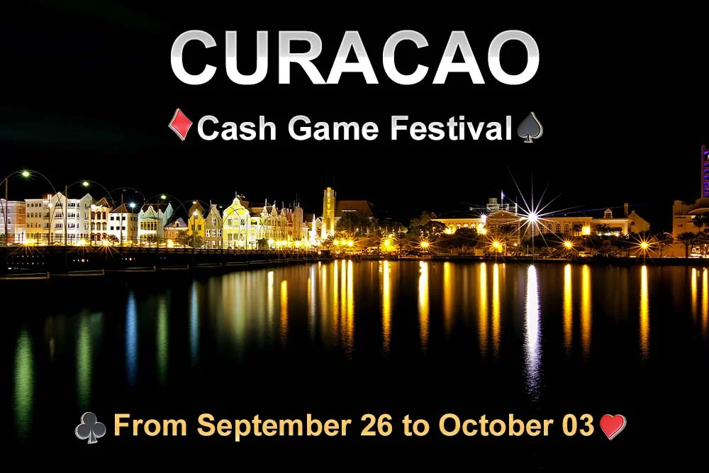 Visit Curacao Poker for Cash Game Festival 2.0 Starting on 26th September