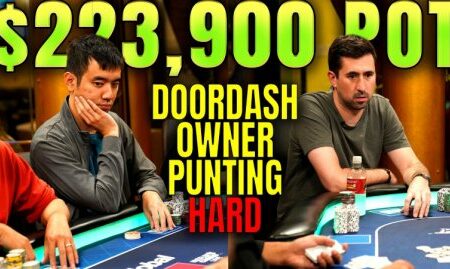 Billionare Goes NUTS in $224,000 Pot! Stanley Tang is FEARLESS!!
