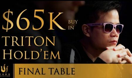 Triton Poker Series JEJU 2018 – Short Deck Ante-only $65K Buy-In, Final Table