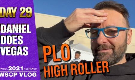 $25,000 HIGH ROLLER POT LIMIT OMAHA Day 2- 2021 DNegs WSOP Poker VLOG Day 29