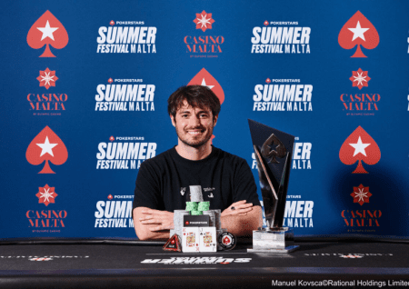 Simone Andrian wins the Summer Festival Main Event for €153,610