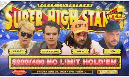SUPER HIGH STAKES WEEK!! $200/400/800!! – 27 Aug 2022 Part 1/3 – Alan Keating, Mikki, JRB, Wesley!!