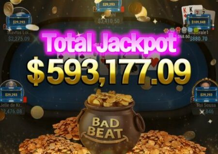 A Record Breaking Bad Beat Jackpot Has Been Awarded on GG Network