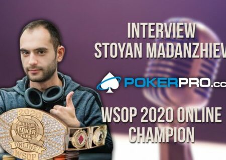 INTERVIEW: WSOP 2020 Champion Stoyan Madanzhiev Starting a Charity Poker Project
