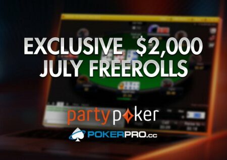 $2,000 in partypoker Exclusive Freerolls for PokerPro players!
