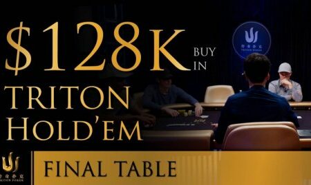 Triton Poker Series JEJU 2018 – Short Deck Ante-only $128K Buy-In, Final Table