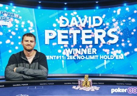 David Peters Wins U.S. Poker Open $25,000 Buy-In High Roller For His Third Title of the Series