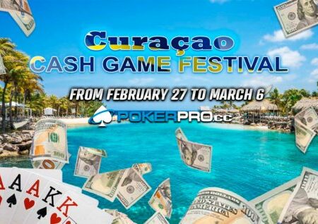 Welcome to Paradise Island of Curaçao for a Cash Game Festival February 27 – March 6
