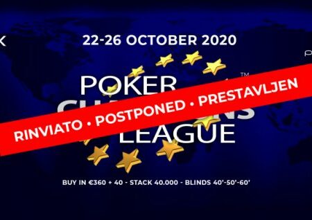 Poker Champions League postponed due to declared epidemic in Slovenia