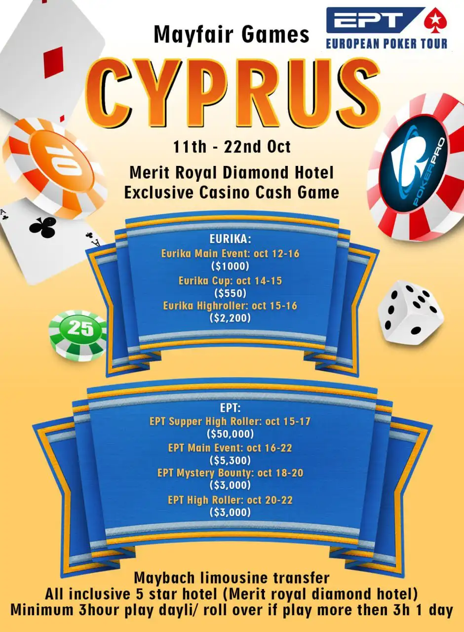 EPT Debuts in Cyprus; PokerPro Hosts Exclusive Private Cash Games