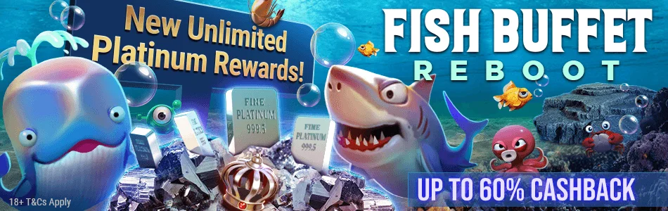 GG Network Revamps Fish Buffet with up to 60% Cashback