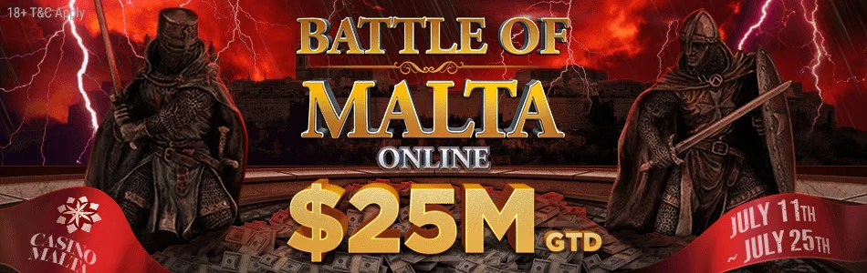 $25M GTD Battle of Malta Online Festival Returns to GG Network on July 11