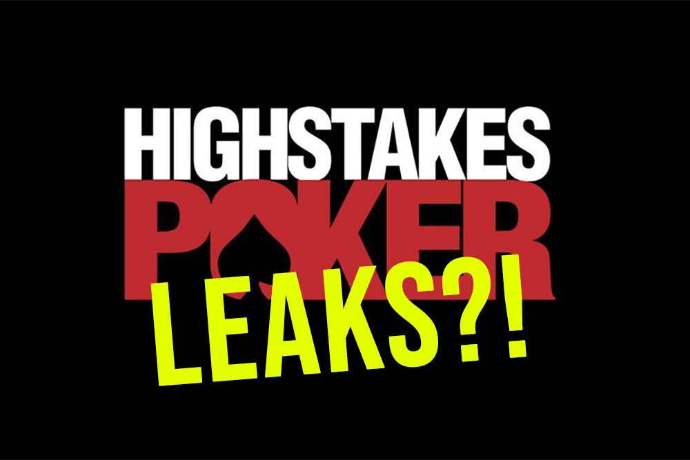 Answering Where High Stakes Poker Leaks Are Coming From