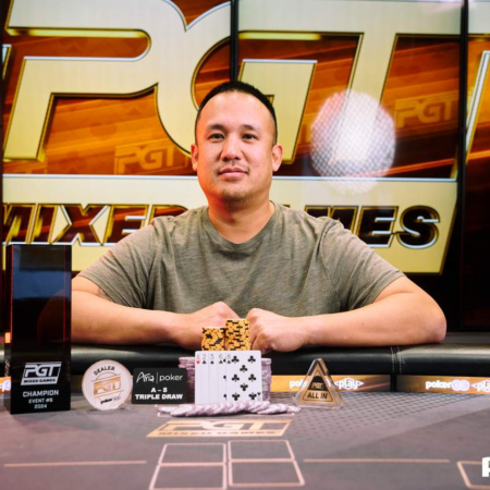 Jerry Wong Captures PGT Mixed Games 2024 Event #6: $10,200 Triple Draw Mix Title