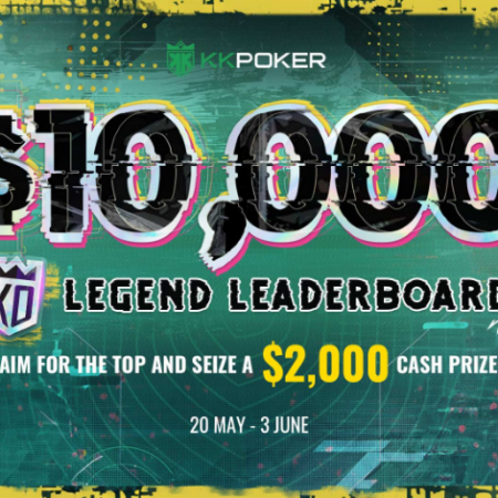 KKPoker Launches $10K LEGEND KO LEADERBOARD