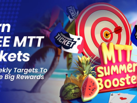 Earn Free Tournament Tickets Weekly in WPT Global MTT Summer Booster Promotion