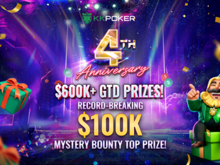 Celebrate the KKPoker 4th Anniversary With The $500K MYSTERY GLORY Tournament