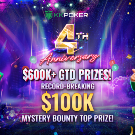 Celebrate the KKPoker 4th Anniversary With The $500K MYSTERY GLORY Tournament