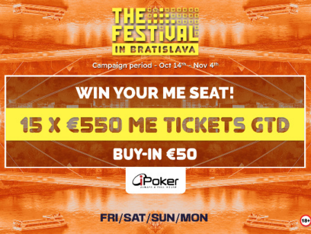 Your Last Chance to Win a Seat at The Festival Bratislava with ChampionPoker