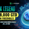 Win Free Money With KK LEGEND $18K+ Freeroll Giveaway on KKPoker