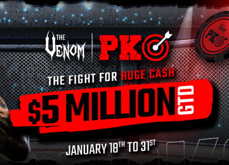 Big Prizes Await Poker Players In The Venom PKO Tournament With $5M GTD