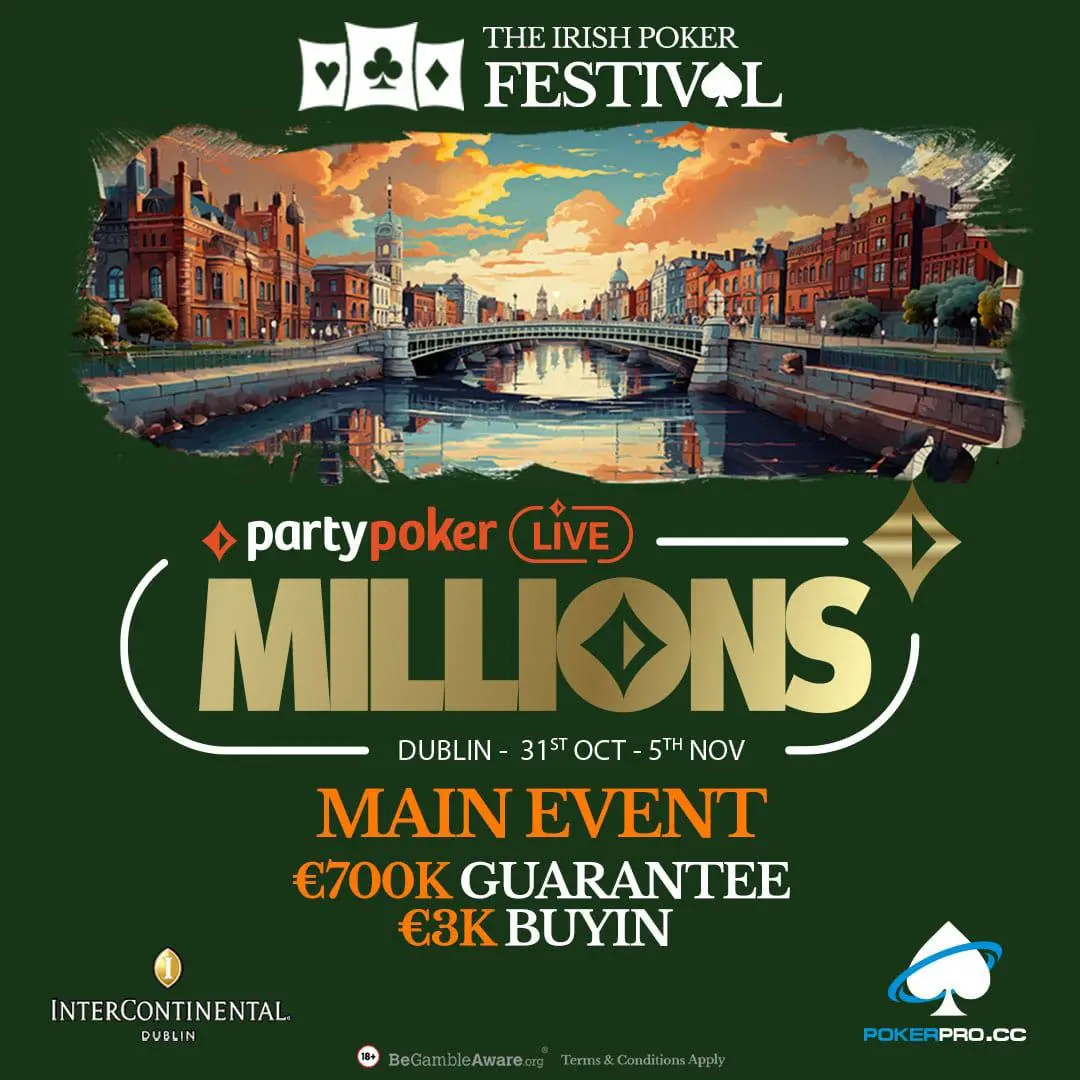 Dublin Gears Up for the €1,000,000 Guaranteed Irish Poker Festival