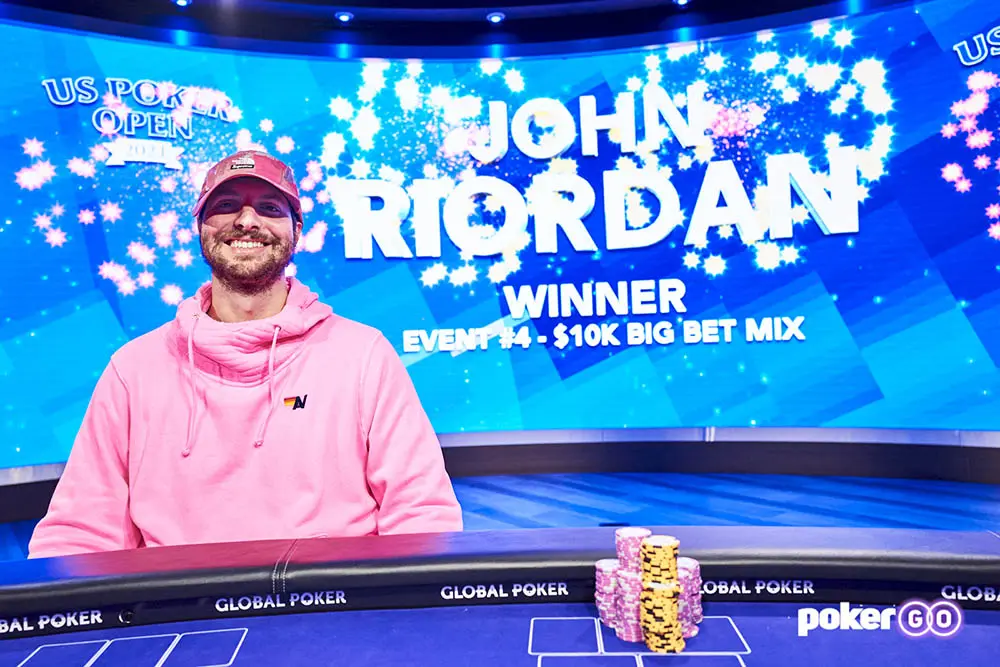 John Riordan Claims Big Bet Mix Title at 2021 U.S. Poker open