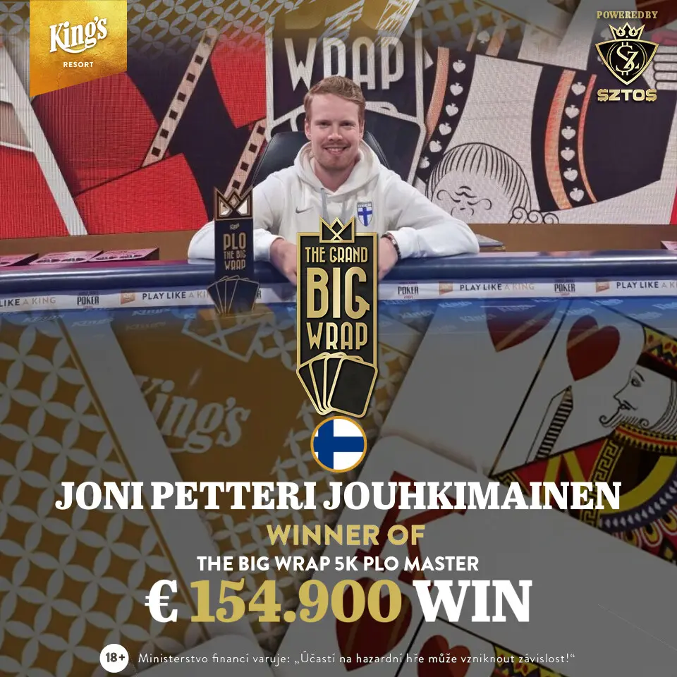 Jouhkimainen Takes Down the Opening Tournament of The Big Wrap PLO Series