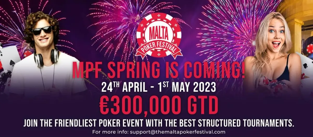 Malta Poker Festival; Your Perfect Poker Holiday Returning April 24