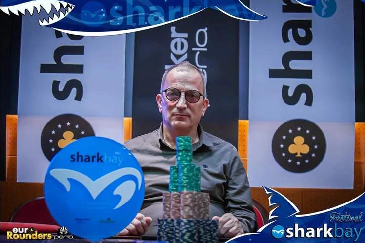 Michele Caroli is The Sharkbay Main Event Champion in Casino Perla