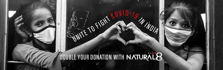 Help Fight Covid-19 in Natural 8's India Campaign