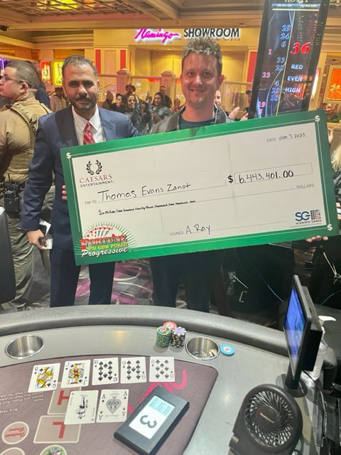 Poker Pro Thomas Evans Zanot Wins $6.4 Million Pai Gow Jackpot at Flamingo Casino