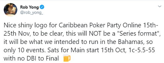 Caribbean Poker Party will be hosted online by partypoker