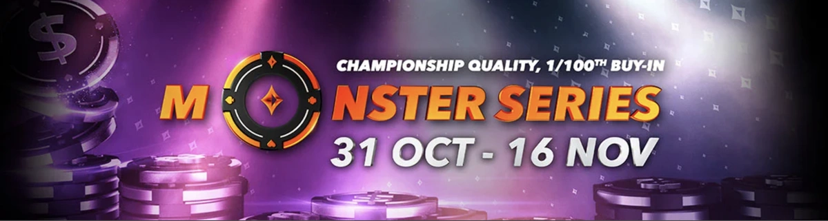 Partypoker Monster Series - Championship quality tournaments at a fraction of the price