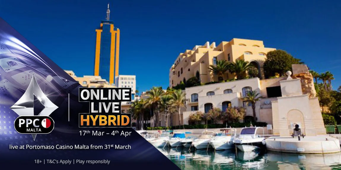 Partypoker Championship Malta Starts on 1 March with $500,000 GTD